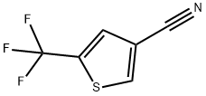 3-Thiophenecarbonitrile, 5-(trifluoromethyl)- 结构式