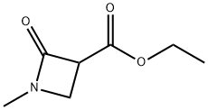 3-Azetidinecarboxylic acid, 1-methyl-2-oxo-, ethyl ester 结构式