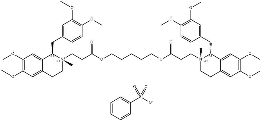 阿曲库铵杂质3 结构式