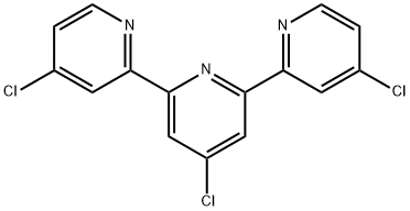 4,4',4''-三氯-2,2':6',2''-三联吡啶 结构式
