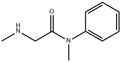 N-METHYL-2-METHYLAMINO-N-PHENYL-ACETAMIDE X HCL 结构式