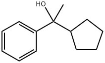 1-cyclopentyl-1-phenylethanol 结构式