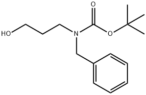 Carbamic acid, N-(3-hydroxypropyl)-N-(phenylmethyl)-, 1,1-dimethylethyl ester 结构式