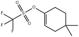 Methanesulfonic acid, 1,1,1-trifluoro-, 4,4-dimethyl-1-cyclohexen-1-yl ester 结构式