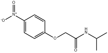 N-异丙基-2-(4-硝基苯氧基)乙酰胺 结构式