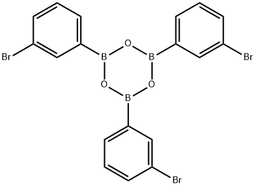 Boroxin, 2,4,6-tris(3-bromophenyl)- 结构式