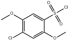 4-氯-2,5-二甲氧基苯磺酰氯 结构式