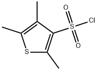 3-Thiophenesulfonyl chloride, 2,4,5-trimethyl- 结构式