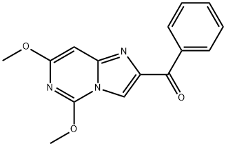 (5,7-dimethoxyimidazo<1,2-c>pyrimidin-2-yl)phenylmethanone 结构式