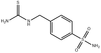 [(4-sulfamoylphenyl)methyl]thiourea 结构式