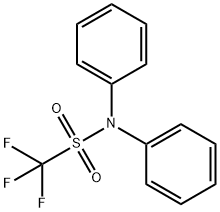 Methanesulfonamide, 1,1,1-trifluoro-N,N-diphenyl- 结构式