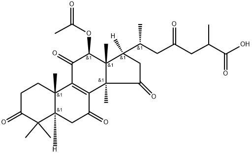 灵芝酸 F 结构式