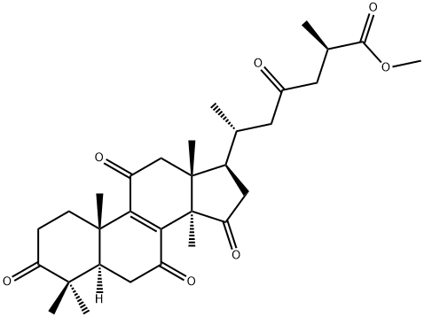 灵芝酸E甲酯 结构式