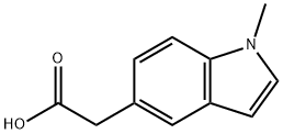 1H-Indole-5-acetic acid, 1-methyl- 结构式