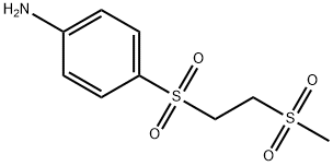 4-(2-甲磺酰基乙磺酰基)苯胺 结构式