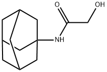 1-(Hydroxyacetylamino) Adamantane (HAAA) 结构式