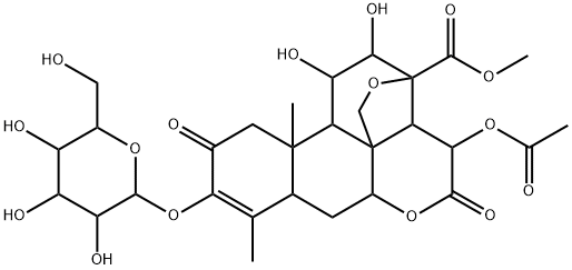 鸦胆子苷I 结构式