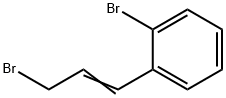 (E)-1-溴-2-(3-溴丙-1-烯-1-基)苯 结构式