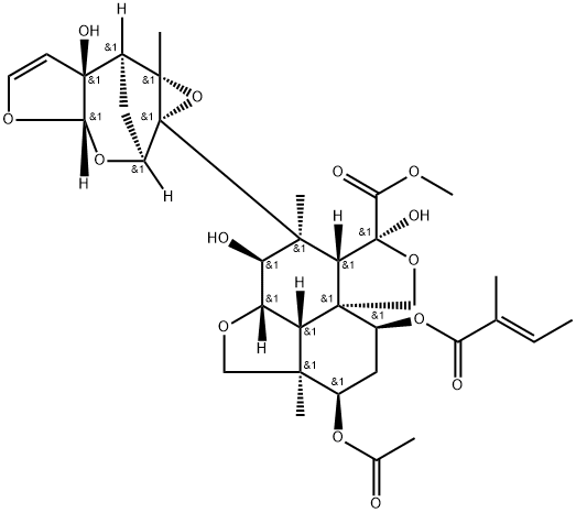 Azadirachtin D 结构式