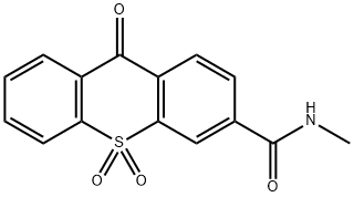 N-甲基-9-氧代-9H-噻吨-3-甲酰胺10,10-二氧化物 结构式