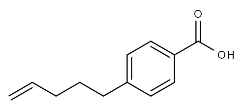 Benzoic acid, 4-(4-penten-1-yl)- 结构式