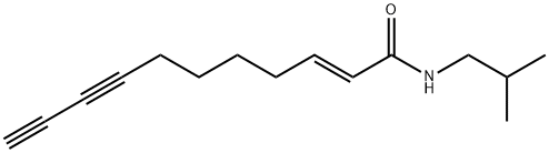 UNDEC-2-ENE-8,10-DIYNOIC ACID ISOBUTYLAMIDE(P) 结构式