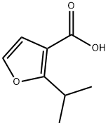 2-异丙基呋喃-3-羧酸 结构式
