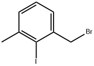 1-(溴甲基)-2-碘-3-甲基苯 结构式