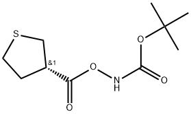 (S)-3-Boc-amino-tetrahydro-thiophene-3-carboxylic acid 结构式