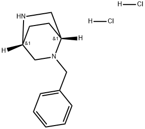 (1R,4R)-2-苄基-2,5-二氮杂双环[2.2.2]辛烷二盐酸盐 结构式