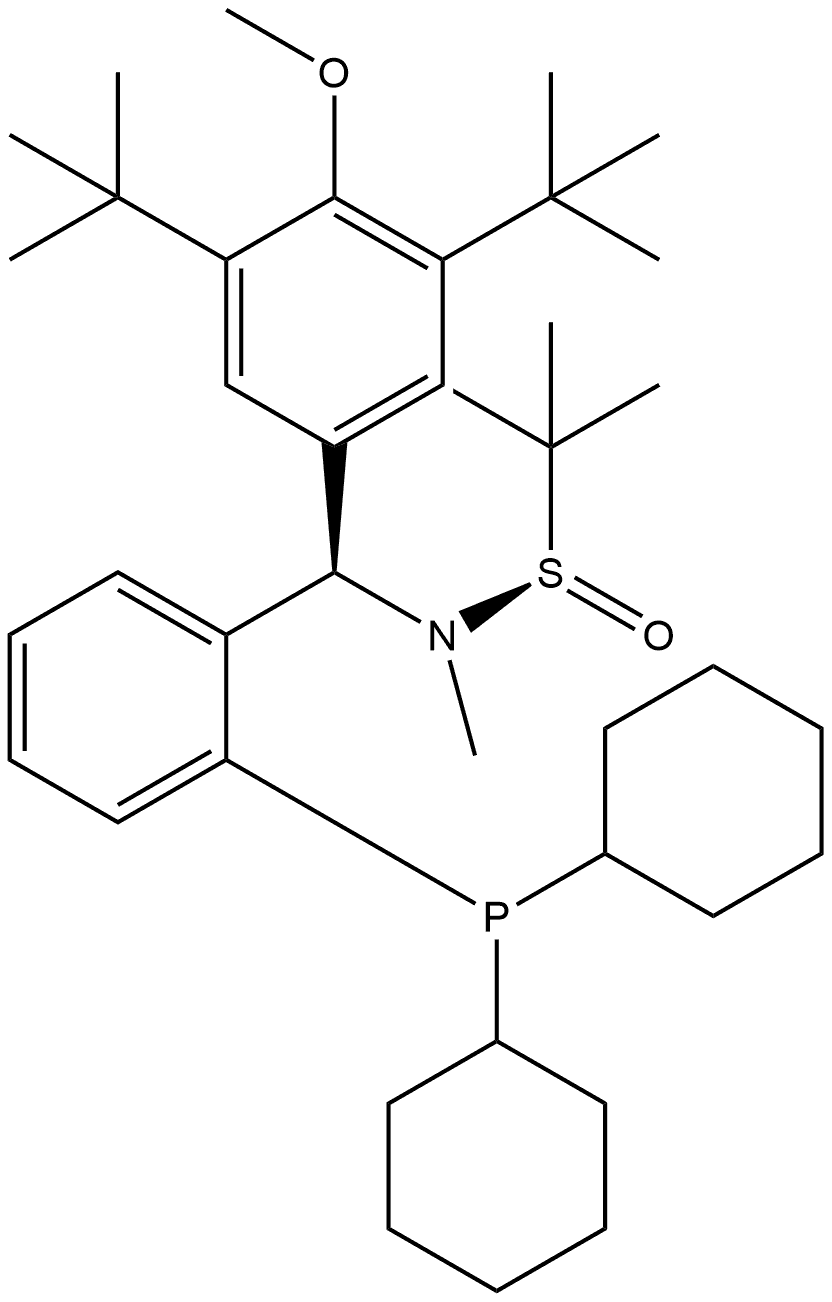 [S(R)]-N-[(R)-[3,5-Bis(1,1-dimethylethyl)-4-methoxyphenyl][2-(dicyclohexylphosphino)phenyl]methyl]-N,2-dimethyl-2-propanesulfinamide