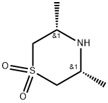 cis-3,5-Dimethyl-thiomorpholine 1,1-dioxide 结构式