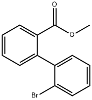 [1,1'-Biphenyl]-2-carboxylic acid, 2'-bromo-, methyl ester 结构式