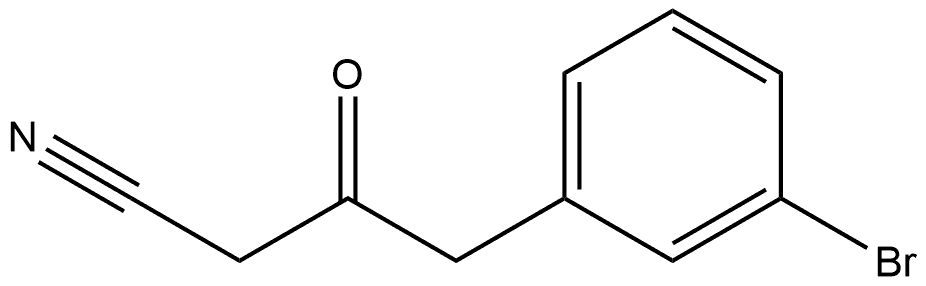 BENZENEBUTANENITRILE, 3-BROMO-Β-OXO- 结构式
