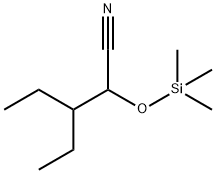 Pentanenitrile, 3-ethyl-2-[(trimethylsilyl)oxy]- 结构式