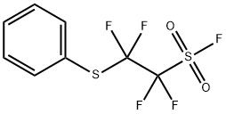 Ethanesulfonyl fluoride, 1,1,2,2-tetrafluoro-2-(phenylthio)- 结构式