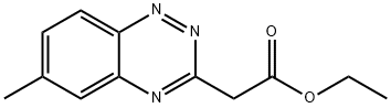 1,2,4-Benzotriazine-3-acetic acid, 6-methyl-, ethyl ester 结构式