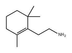 2-(2,6,6-三甲基环己-1-烯-1-基)乙-1-胺 结构式