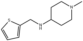 4-Piperidinamine, 1-methyl-N-(2-thienylmethyl)- 结构式