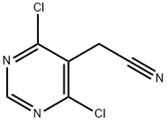4,6-二氯-5-嘧啶乙腈 结构式