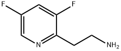 2-Pyridineethanamine, 3,5-difluoro- 结构式