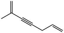 1,6-Heptadien-3-yne, 2-methyl- 结构式