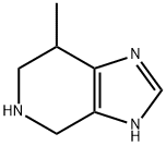 7-Methyl-4,5,6,7-tetrahydro-1H-imidazo[4,5-c]pyridine 结构式