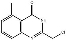 2-(chloromethyl)-5-methyl-3,4-dihydroquinazolin-4-one 结构式