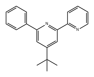 4-(1,1-二甲基乙基)-6-苯基-2,2'-联吡啶 结构式