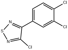 1,2,5-Thiadiazole, 3-chloro-4-(3,4-dichlorophenyl)- 结构式