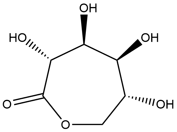 D-(-)-galactonic acid-γ-lactone 结构式