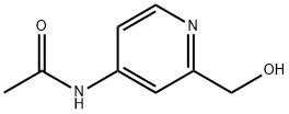 Acetamide, N-[2-(hydroxymethyl)-4-pyridinyl]- 结构式