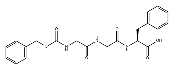 Alanine, N-[N-(N-carboxyglycyl)glycyl]-3-phenyl-, N-benzyl ester (7CI) 结构式