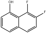 7,8-二氟萘-1-醇 结构式